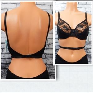 Smoothie Backless Black Bra Style #164 - NWT